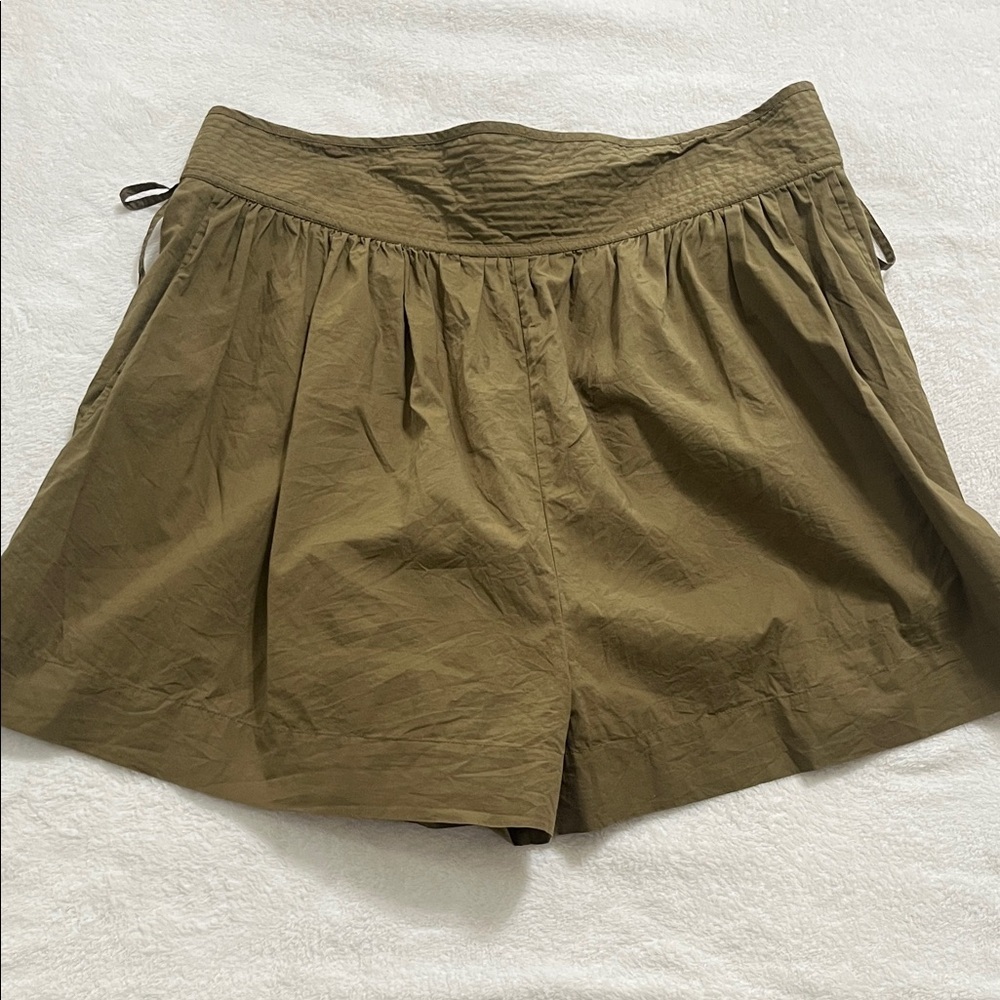Ulla Johnson High Waist Olive Shorts - Picture 9 of 11